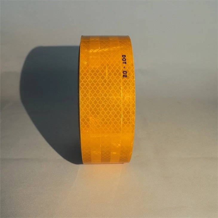 adhesive yellow dot-c2 reflective tape