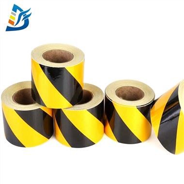 سیاہ اور پیلا عکاس ٹیپ