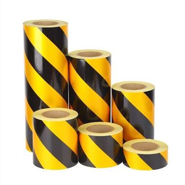 سیاہ/پیلا عکاس ٹیپ